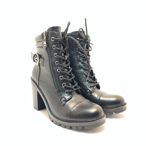 guess balmy combat boot